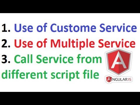 AngularJS Creating Service or Factory with example for beginners Part 05