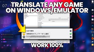 How to Automatically Translate Games Online! ScreenTranslator