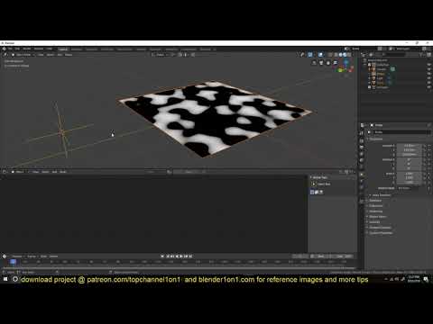 blender daily tip   animating textures using a control object in blender 2 8