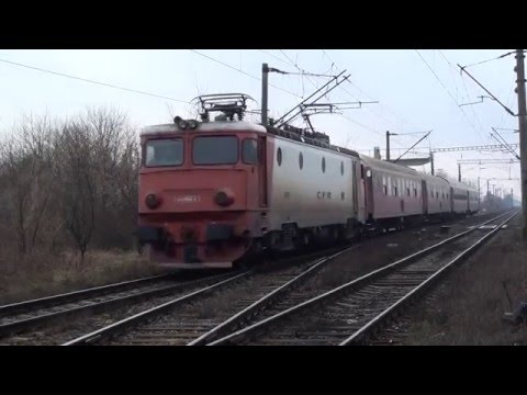 Tren IR1833 Iasi - Timisoara Nord intra in statia Suceava - 06.03.2016
