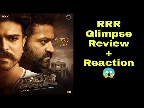 RRR Glimpse|Review + Reaction in Bengali|SS Rajamouli|Ntr jr|Alia Bhatt|Ramcharan|Ajay Devgn