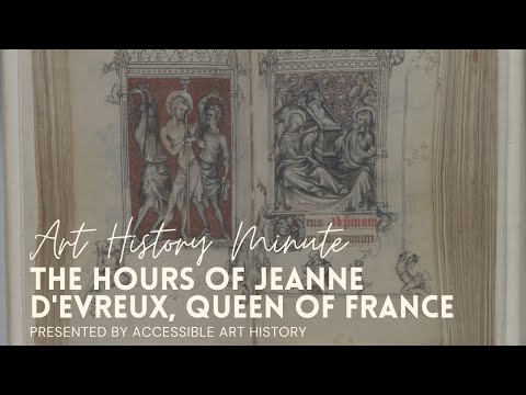 Art History Minute: The Hours of Jeanne d'Evreux, Queen of France || Medieval Manuscript