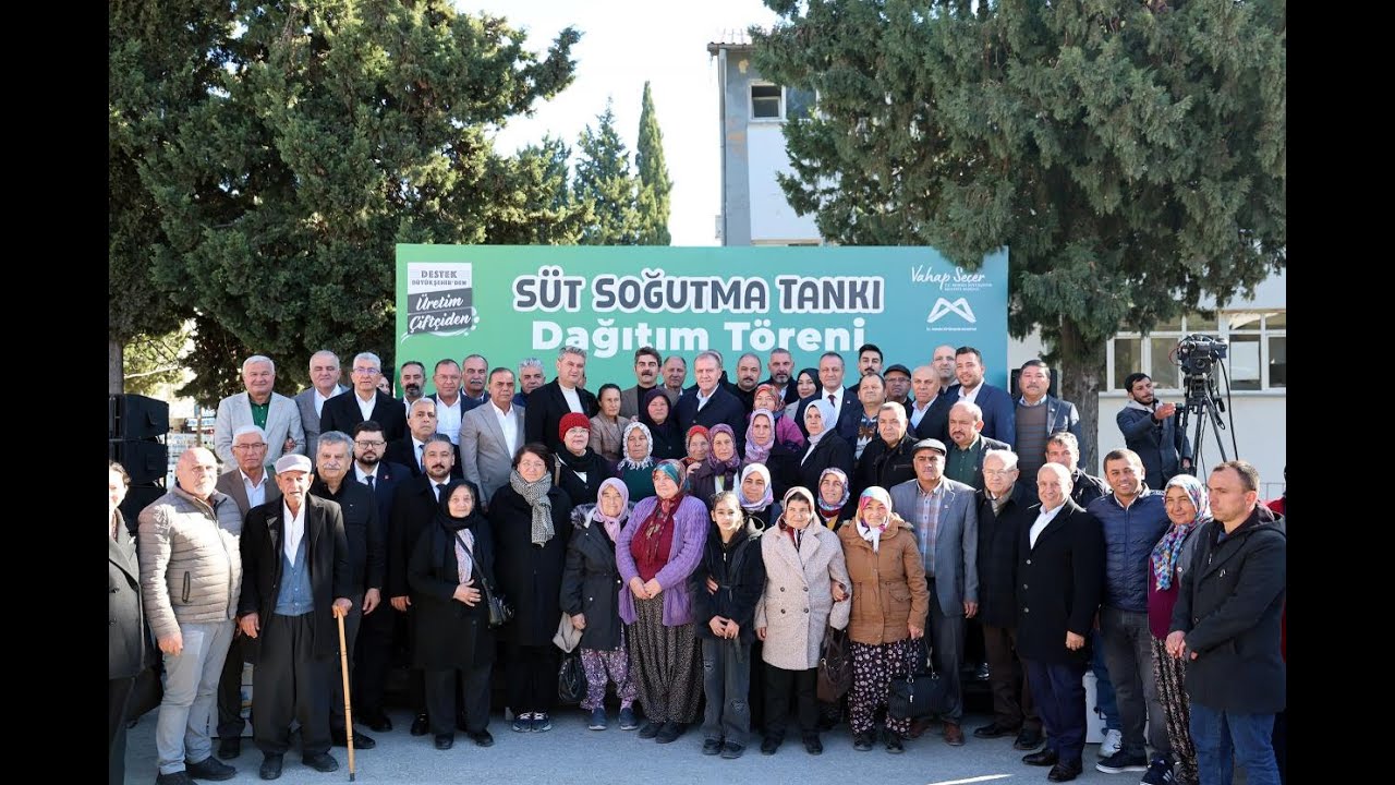 BAŞKAN SEÇER, ‘SÜT SOĞUTMA TANKI DAĞITIM TÖRENİ’NE KATILDI