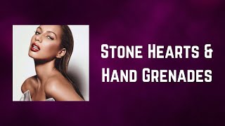 Leona Lewis - Stone Hearts &amp; Hand Grenades (Lyrics)