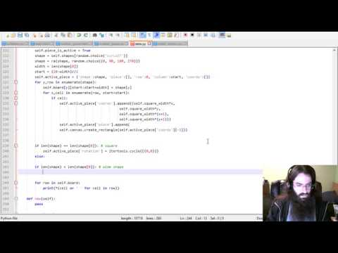 Lets Code Python Tetris Part 7