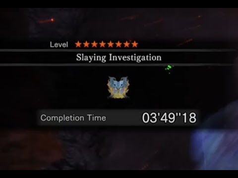 MHWORLD: Lunastra investigation solo w/ longsword (3'49"18)