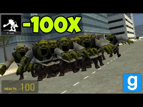 THE 100x!! S H R E K . IS RALLY INSANE & TO MUCH LAGS | Garry's modd