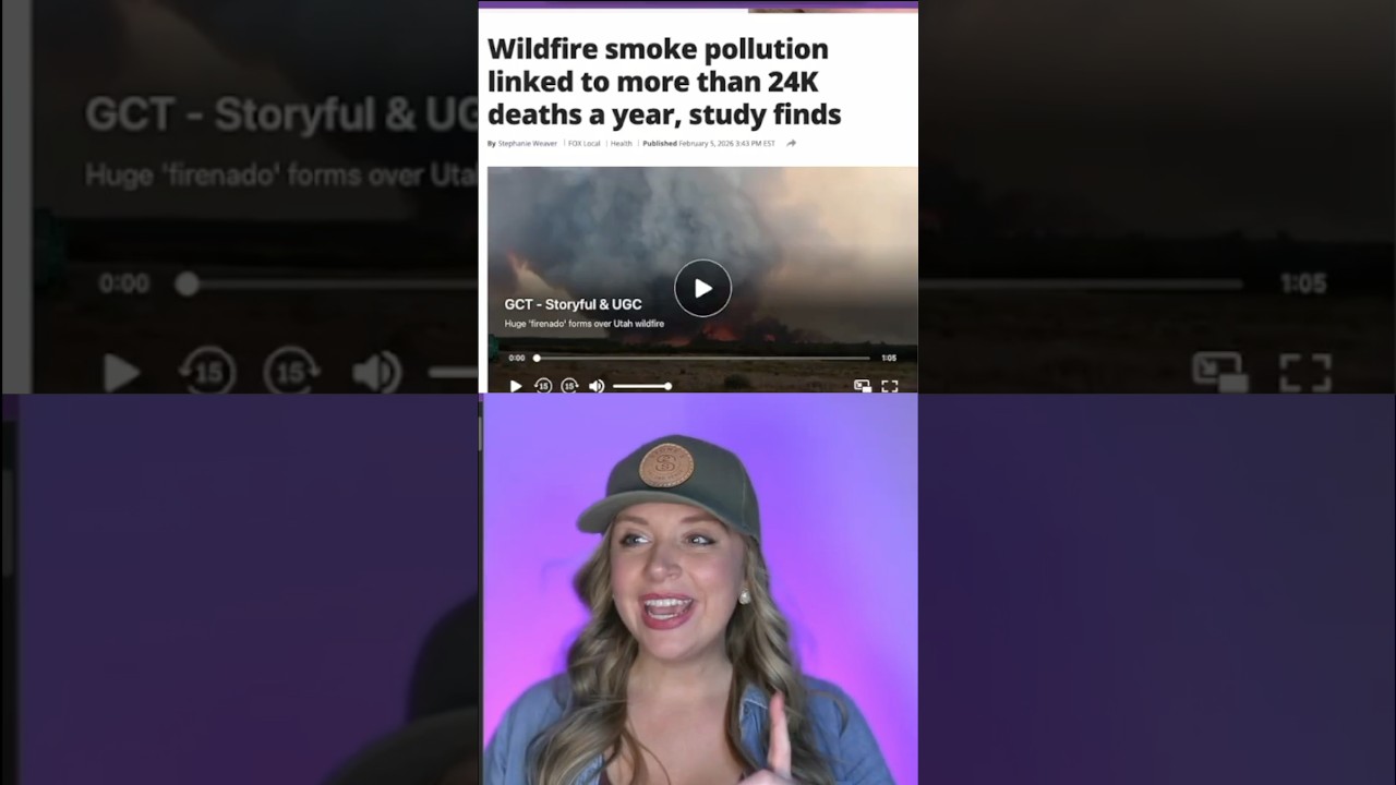 Gun “Violence” Stats SHOCKINGLY Safer Than Wildfire Smoke?!? #shortsfeed #2ndamendment #shorts