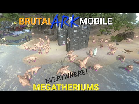 Accidently left Megatheriums mating and this happened! Ark Mobile: Survival Evolved With AsianRom3o