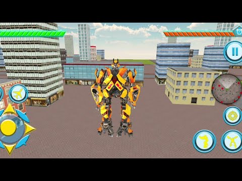 Transforming Robot Shark Game-Android Gameplay