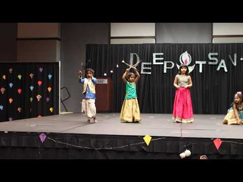 Deepotsav and Udbhav Kids Group Dance