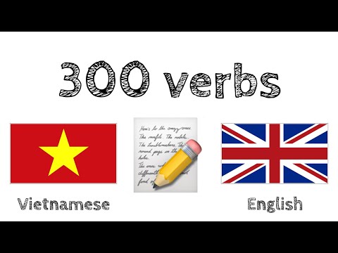 300 verbs + Reading and listening: - Vietnamese + English - (native speaker)