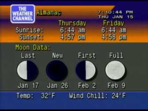 WeatherSTAR 4000 for Auburn - January 15, 2009