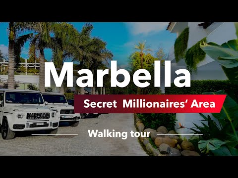 Marbella Walking Tour 🇪🇸 Secret Millionaires’ Area - Puente Romano | Winter Weather in Luxury Spain