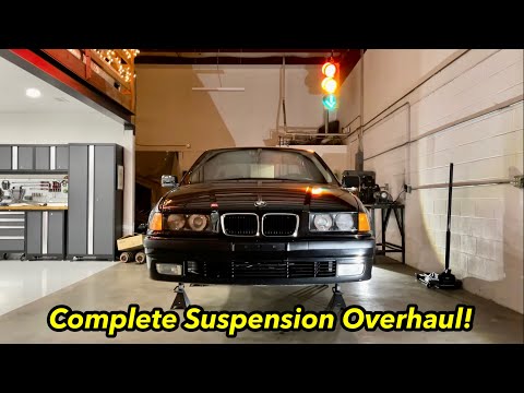 Installing All New Suspension In My E36 Sedan!