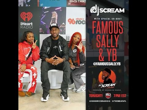 Famous Sally and YB's Exclusive Interview On The DJ Scream Show!