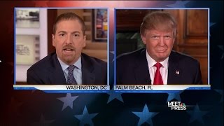 Donald Trump FULL INTERVIEW with Chuck Todd on NBC 2/14/16