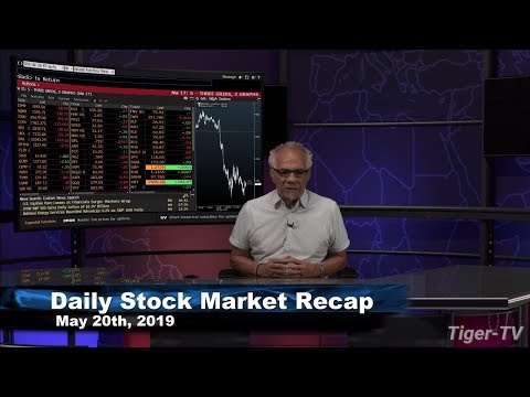 May 20th, 2019 Daily Stock Market Recap with Tom O'Brien