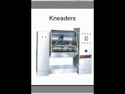Different type of industrial dough mixers