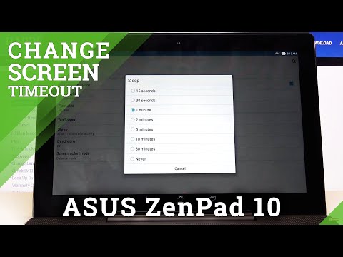 How to Set Screen Timeout in ASUS ZenPad 10 – Choose Blackout Time