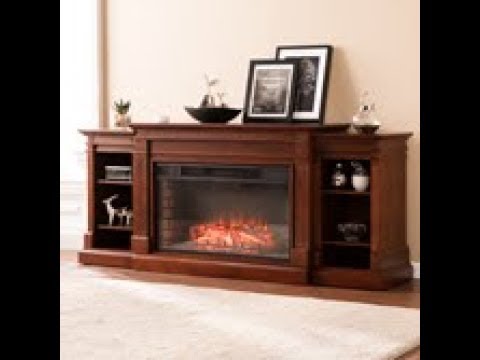 FE9041: Reese Widescreen Electric Fireplace w/ Bookcases - Espresso Assembly Video