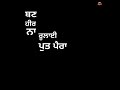 Dheeyan Shree Brar Lyrics Status Song Video