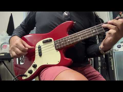 1975 Fender Musicmaster Bass - Dakota Red - OHSC image 21