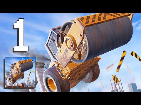 Construction Ramp Jumping - All levels: 1, 2, 3, 4, 5, 6 - YouTube