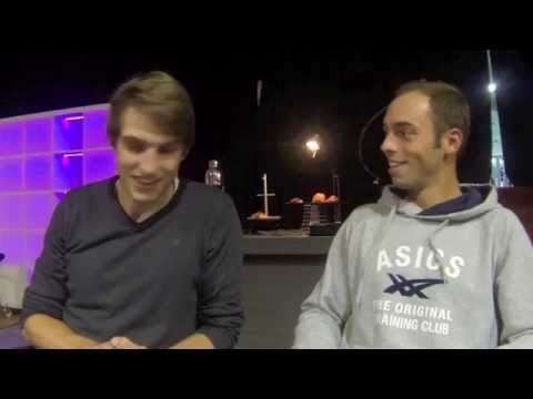 Tim Pütz stellt sich den Fragen beim Question & Answer - ATP Challenger Eckental