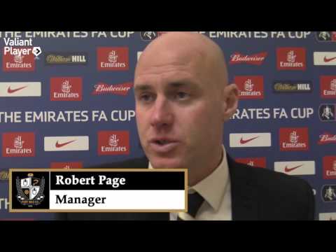 Freeview: Rob Page Post Maidenhead United (H) 2015/16 - FA Cup