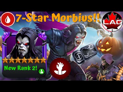 Shiny New 7-Star Morbius! Immediate R2! Rank Up & Gameplay! Kindred War Fight! (Tactic) - MCOC