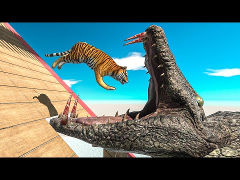 Mutant Purussaurus Eats Units - Animal Revolt Battle Simulator