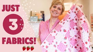 Easy Gingham Squares Quilt Tutorial for Beginners!