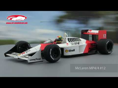 WERK83 1:18 Ayrton Senna McLaren MP4/4 #12 Sieger British GP