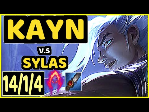 KEIO (KAYN) vs SYLAS - 14/1/4 KDA JUNGLE CHALLENGER GAMEPLAY - BR