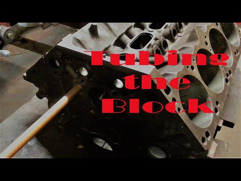 414 Stroker Build part 3 Tubing the Block # Small Block Mopar #nonamenationals #Race to 500