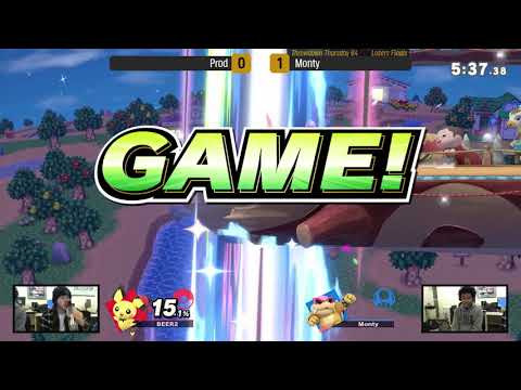 Throwdown Thursday 64 - Losers Finals - (Pichu) Prod vs Monty (Bowser Jr.)