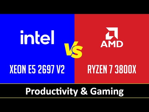 Intel Xeon E5 2697 v2 vs AMD Ryzen 7 3800X - Productivity & Gaming (RTX 2080 Ti)