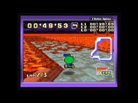 Konami Krazy Racers - Magma Castle 1 - 1:28.72