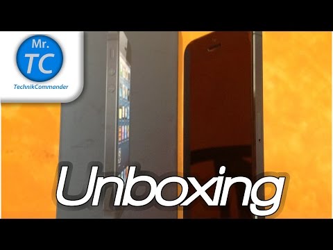 iPhone 5 32 GB schwarz Unboxing HD (Deutsch/German) - MrTechCommander