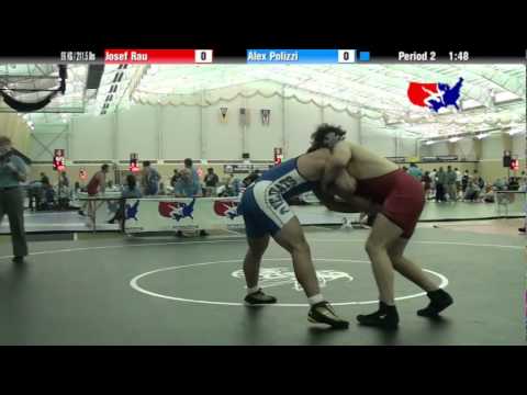 University Nat`ls GR 96 KG / 211.5 lbs: Josef Rau vs. Alex Polizzi