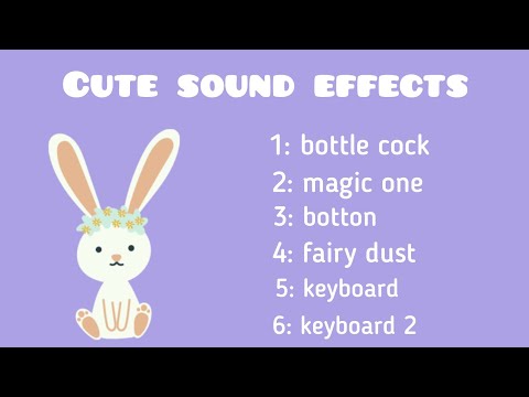 Cute Sound Effects No Copyright ( for your Audios) instant download