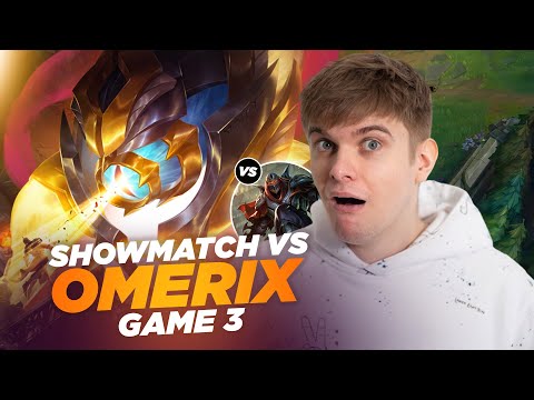 RHOBALAS : SHOWMATCH VS OMERIX - VEL'KOZ VS ZED | LOL FR