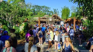 Opening day crowds at Pandora - The World of Avatar