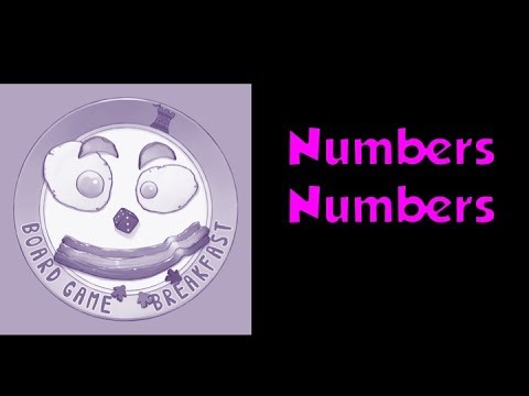 Board Game Breakfast - Numbers Numbers