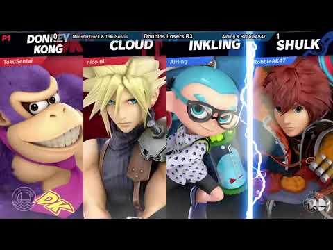 WaveSmash Ultimate #4 - Doubles LR3 - MansterTruck + TokuSentai vs Airling + RobbieAK47