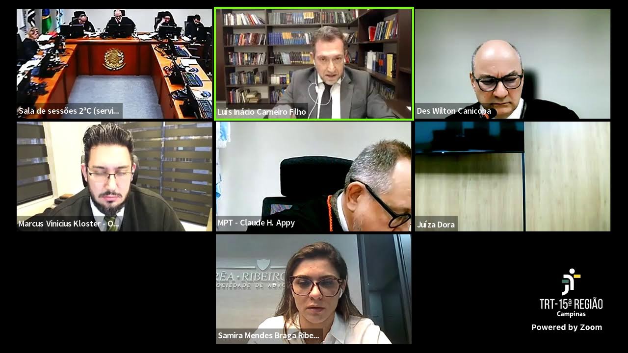 TRT15 - 2ª Câmara - 1ª Turma - 27/08/2024 - tarde