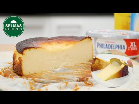 Basque Burnt CHEESECAKE | San Sebastian Käsekuchen | schnell und einfach 😋💯☕