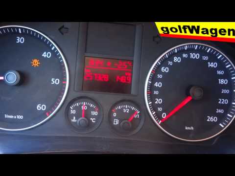 VW Golf 5, 1.9 TDI brakes effect 100-0 km/h (brake countdown test)