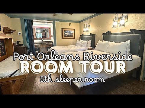 Disney’s Most Affordable 5-Person Room! | Port Orleans Riverside 5th Sleeper Room Tour